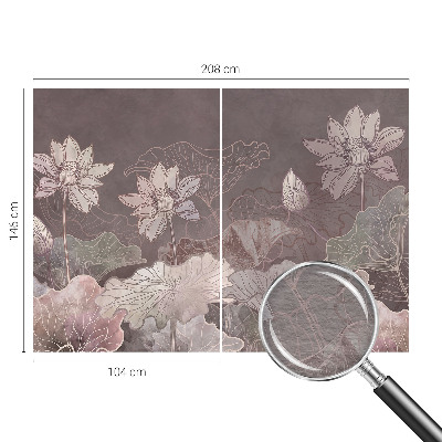 Modernus fototapetas su botaniniu Fredeligo motyvu