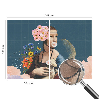 Aukštos kokybės fototapetas Blomsteragtig elegancija