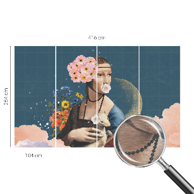 Aukštos kokybės fototapetas Blomsteragtig elegancija