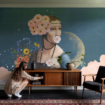 Aukštos kokybės fototapetas Blomsteragtig elegancija