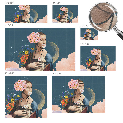 Aukštos kokybės fototapetas Blomsteragtig elegancija