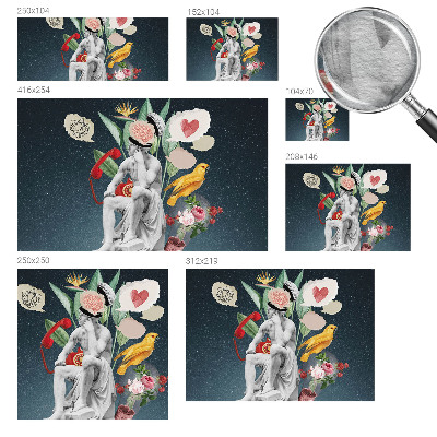 Dekoratyvinis fototapetas Siurrealistinis menas