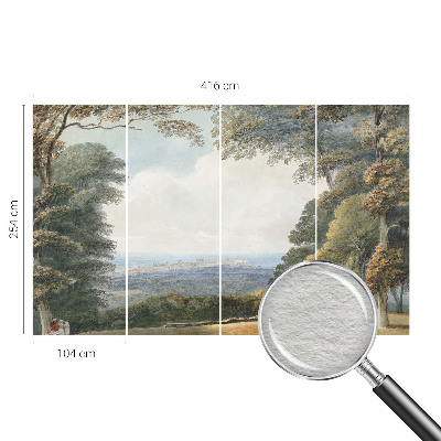 Fototapetas Skovklædt kraštovaizdžio