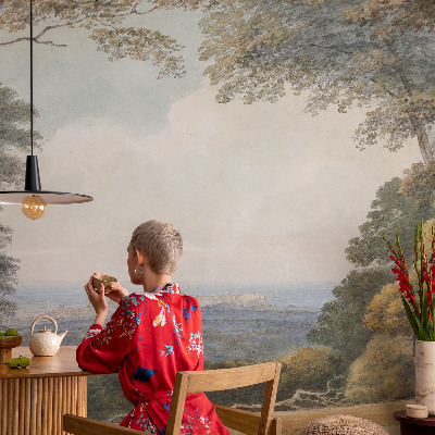 Fototapetas Skovklædt kraštovaizdžio