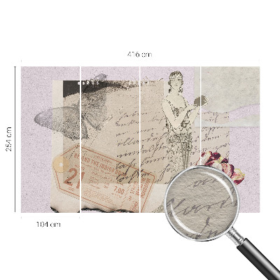 Tapetas Nostalgijos koliažas