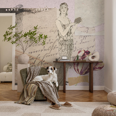 Tapetas Nostalgijos koliažas