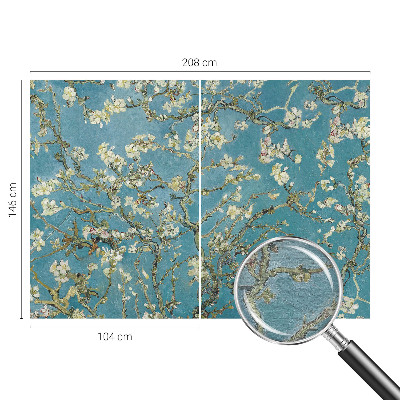 Sienų danga fototapetas Žalioji žiedadulkių