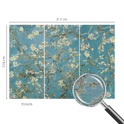 Sienų danga fototapetas Žalioji žiedadulkių