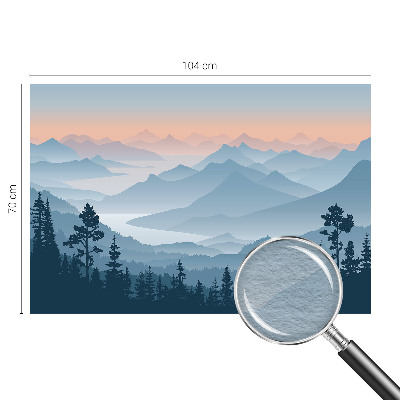 Fototapetas flizelino pagrindu Bjergo panorama
