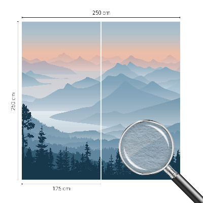 Fototapetas flizelino pagrindu Bjergo panorama