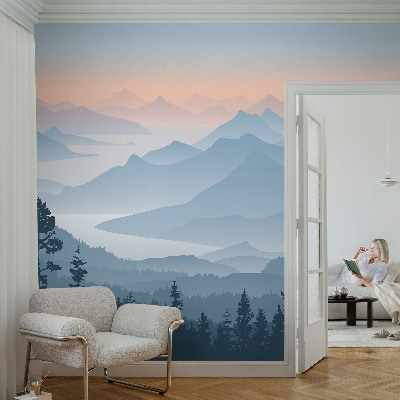 Fototapetas flizelino pagrindu Bjergo panorama