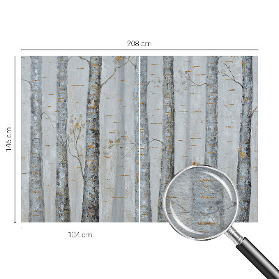 Fototapetas miegamajam Birketræer