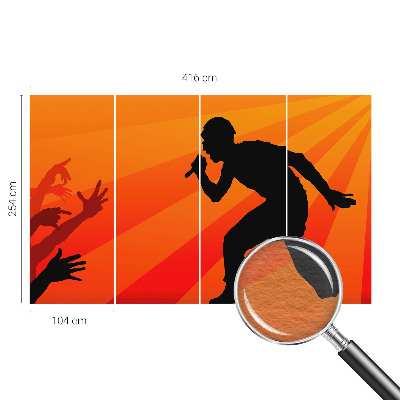 Fototapetas pagal matmenis Rytmisko scena