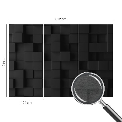 Fototapetas svetainei Trečiojo matmens terningeriai