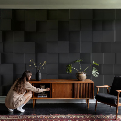 Fototapetas svetainei Trečiojo matmens terningeriai