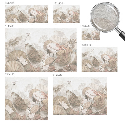 Sienų danga fototapetas Elegantiška prigimtis