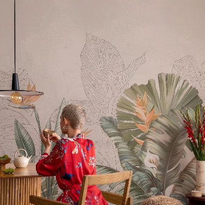 Fototapetas Tropikų žiedai