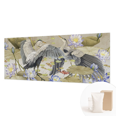 Tapetas Fugle og liljer