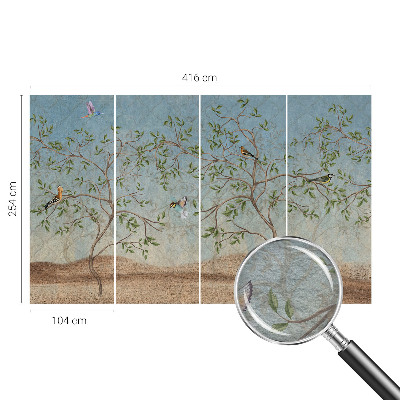 Fototapetas ant sienos Fugle i tæerne