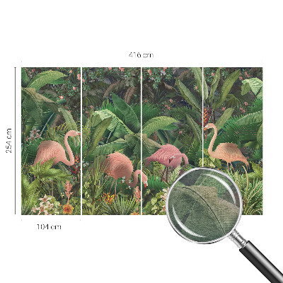 Modernus fototapetas Lyserøde flamingas