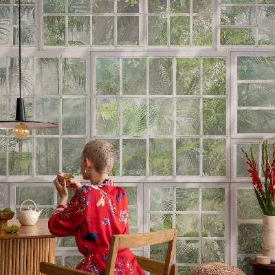 Fototapetas su žalios skavos motyvu