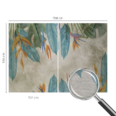 Fototapetas ant sienos Tropikų žiedai