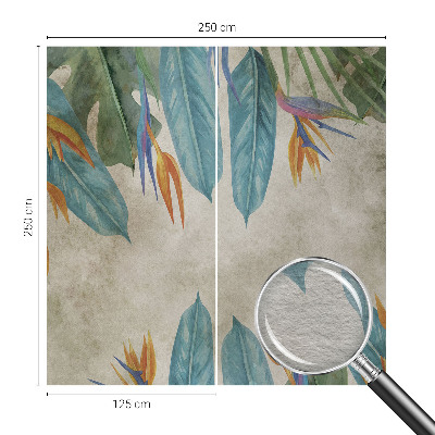 Fototapetas ant sienos Tropikų žiedai