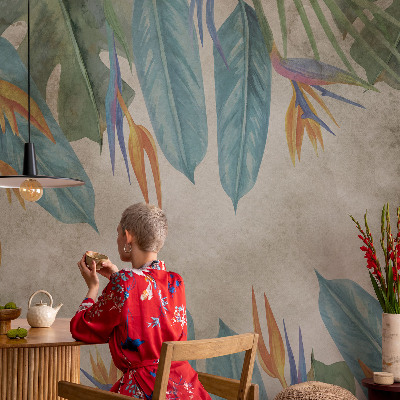 Fototapetas ant sienos Tropikų žiedai