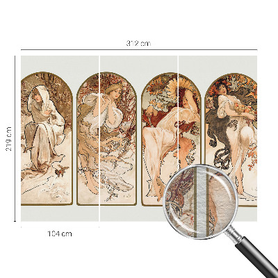 Modernus fototapetas Kvinders porer