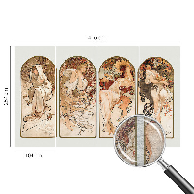 Modernus fototapetas Kvinders porer