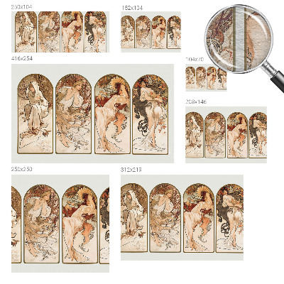 Modernus fototapetas Kvinders porer