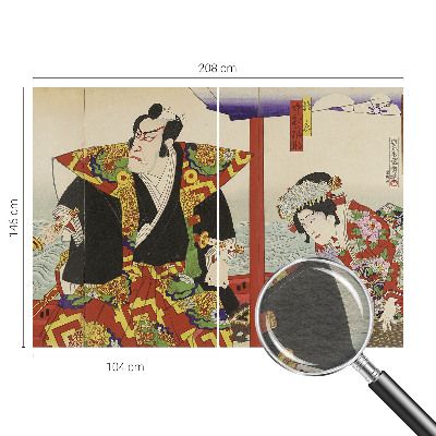 Sienų danga fototapetas Japonijos teatras