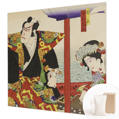 Sienų danga fototapetas Japonijos teatras