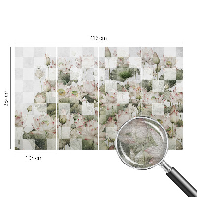 Flizelininis fototapetas Lotusmønstre