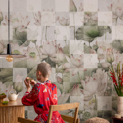 Flizelininis fototapetas Lotusmønstre