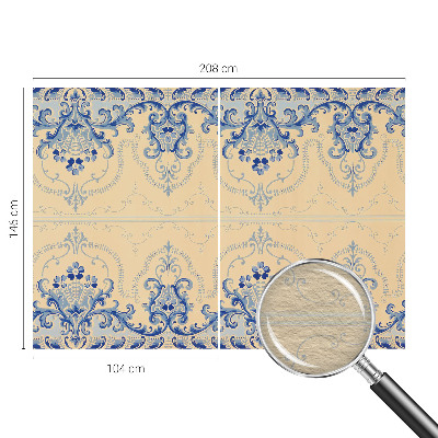 Fototapetas pagal užsakymą Mėlynas ornamentuotojas