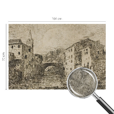 Fototapetas svetainei su panoraminiu vaizdu