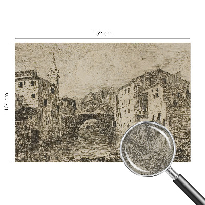 Fototapetas svetainei su panoraminiu vaizdu