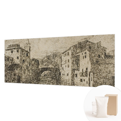 Fototapetas svetainei su panoraminiu vaizdu
