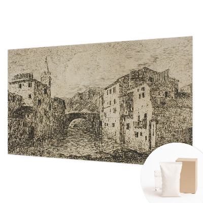 Fototapetas svetainei su panoraminiu vaizdu
