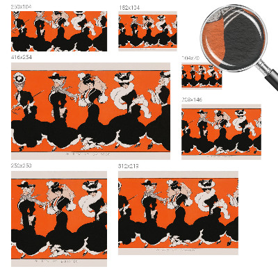 Modernus fototapetas Dametøj