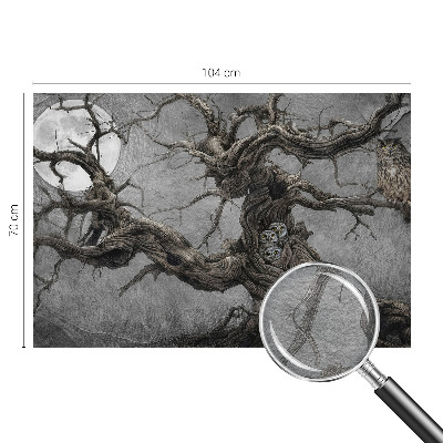 Sienų danga fototapetas Mistinis ugle