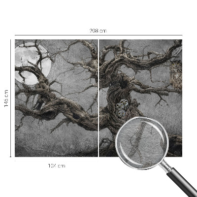 Sienų danga fototapetas su motyvu 'Mistinis ugle'