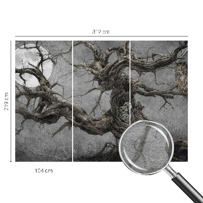 Sienų danga fototapetas su motyvu 'Mistinis ugle'
