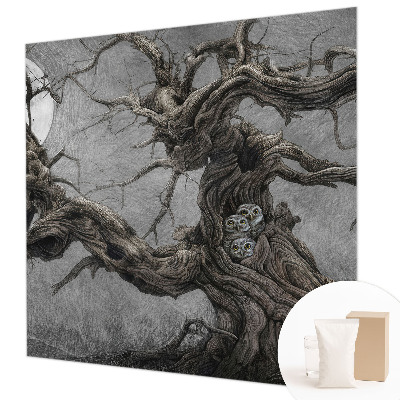 Sienų danga fototapetas Mistinis ugle