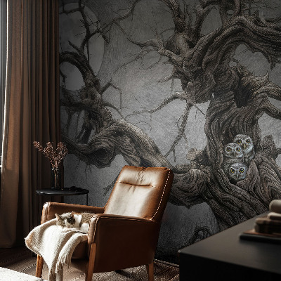 Sienų danga fototapetas Mistinis ugle