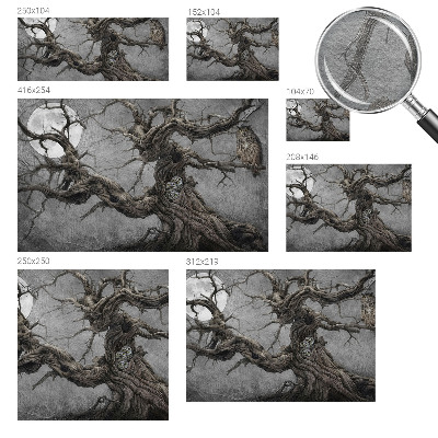 Sienų danga fototapetas Mistinis ugle