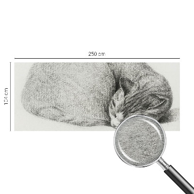 Flizelininis fototapetas Krøllet kat