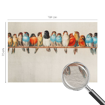 Fototapetas flizelino pagrindu Fugle ant žalios