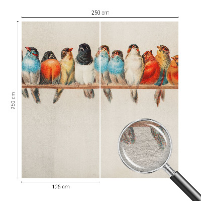 Fototapetas flizelino pagrindu Fugle ant žalios